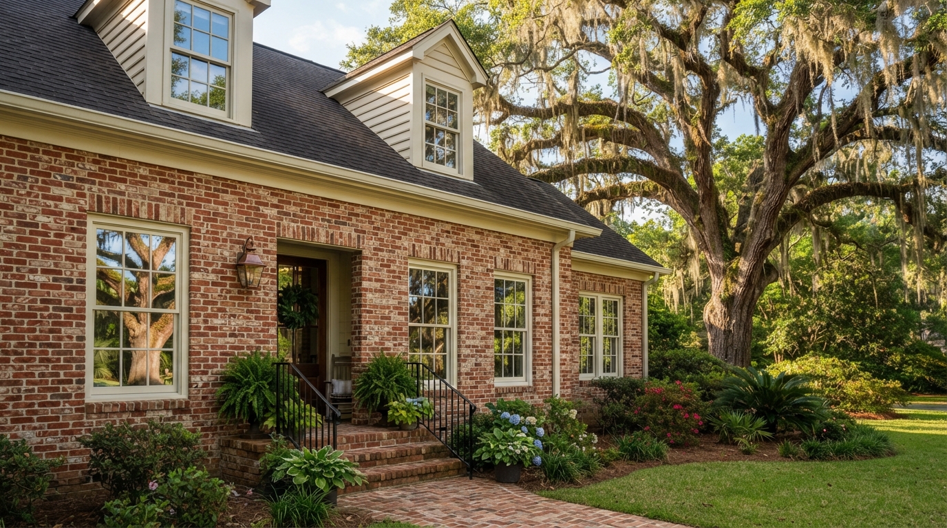 Exterior window cleaning in Thomasville, GA - clean streak-free home windows