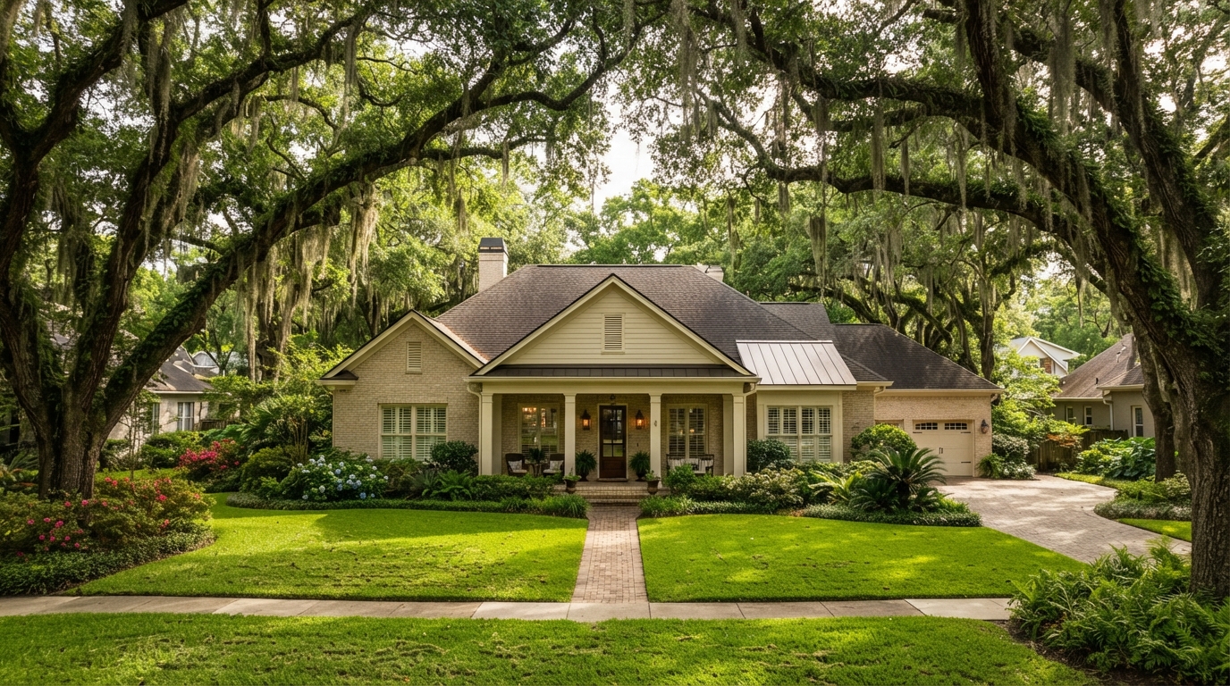 House cleaning service in Tallahassee, FL - clean home under live oak canopy