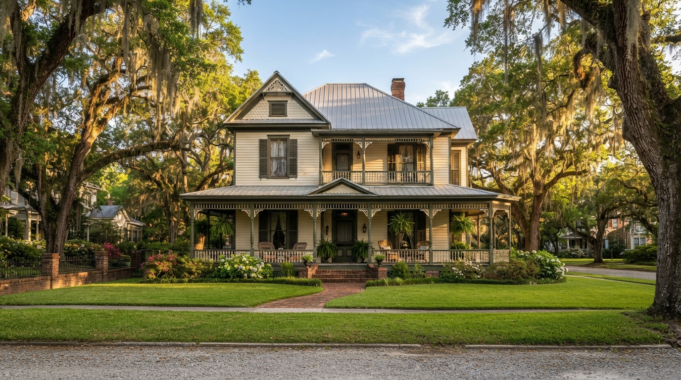 House cleaning service in Monticello, FL - clean historic home with wood siding
