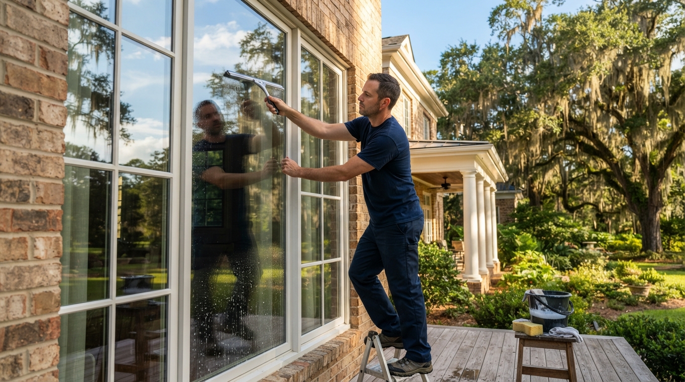 Window cleaning service in Thomasville, GA - residential window cleaning