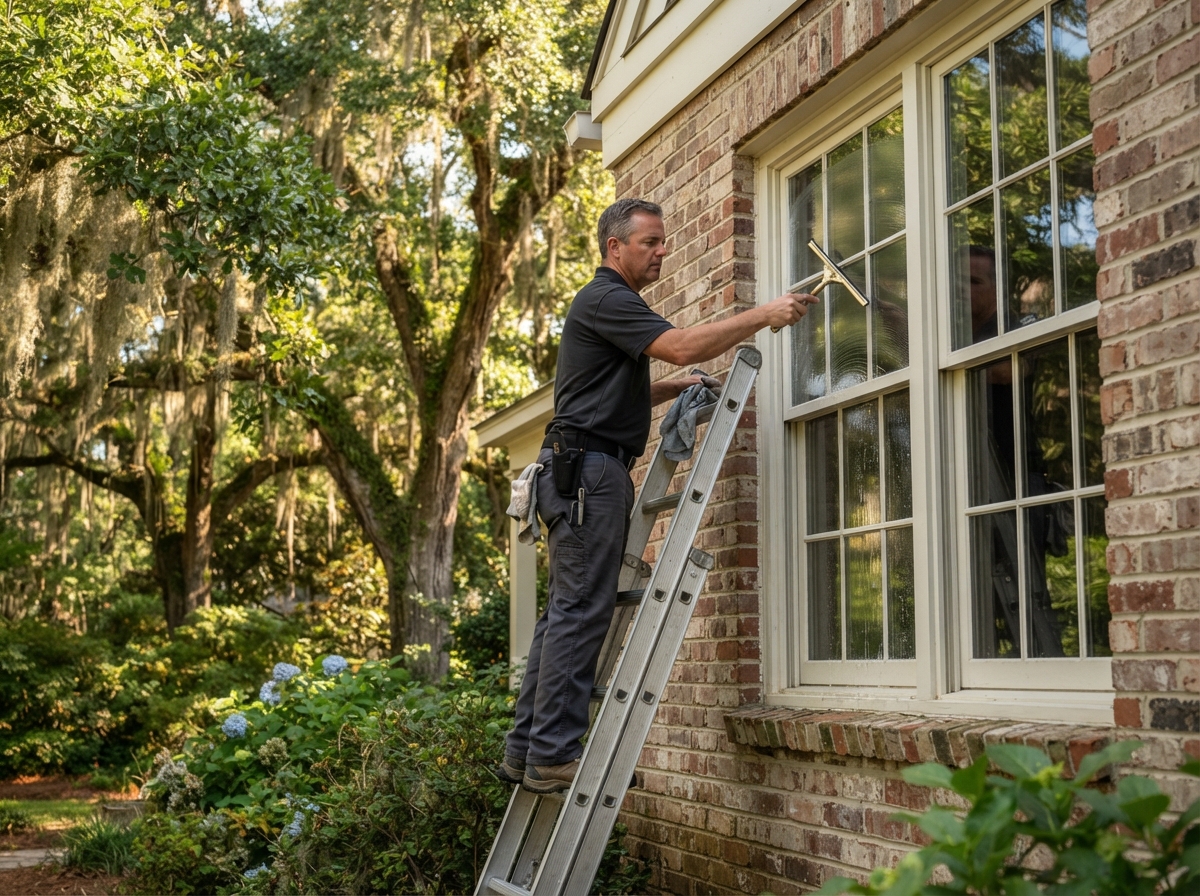 Window cleaning service in Thomasville, GA - exterior window cleaning