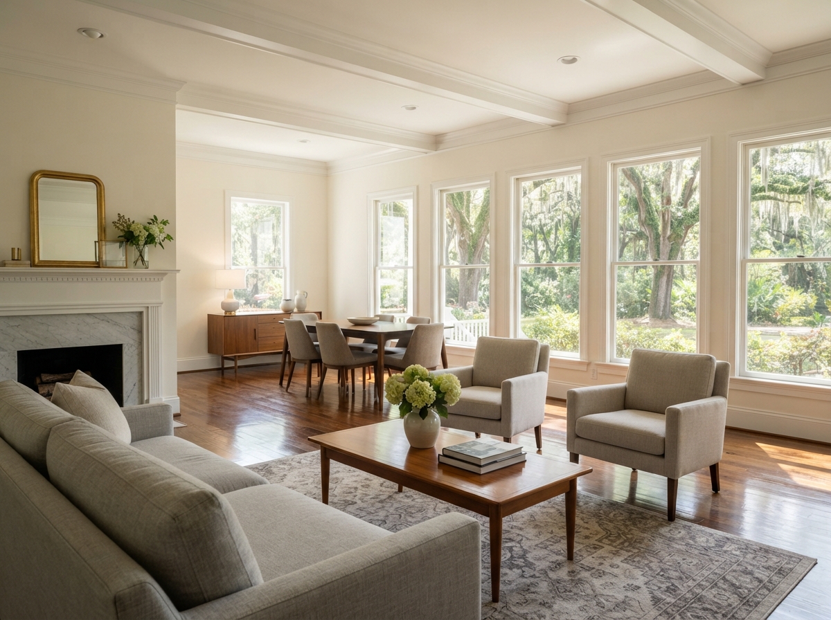 Thomasville, GA cleaning company - clean bright home interior after cleaning