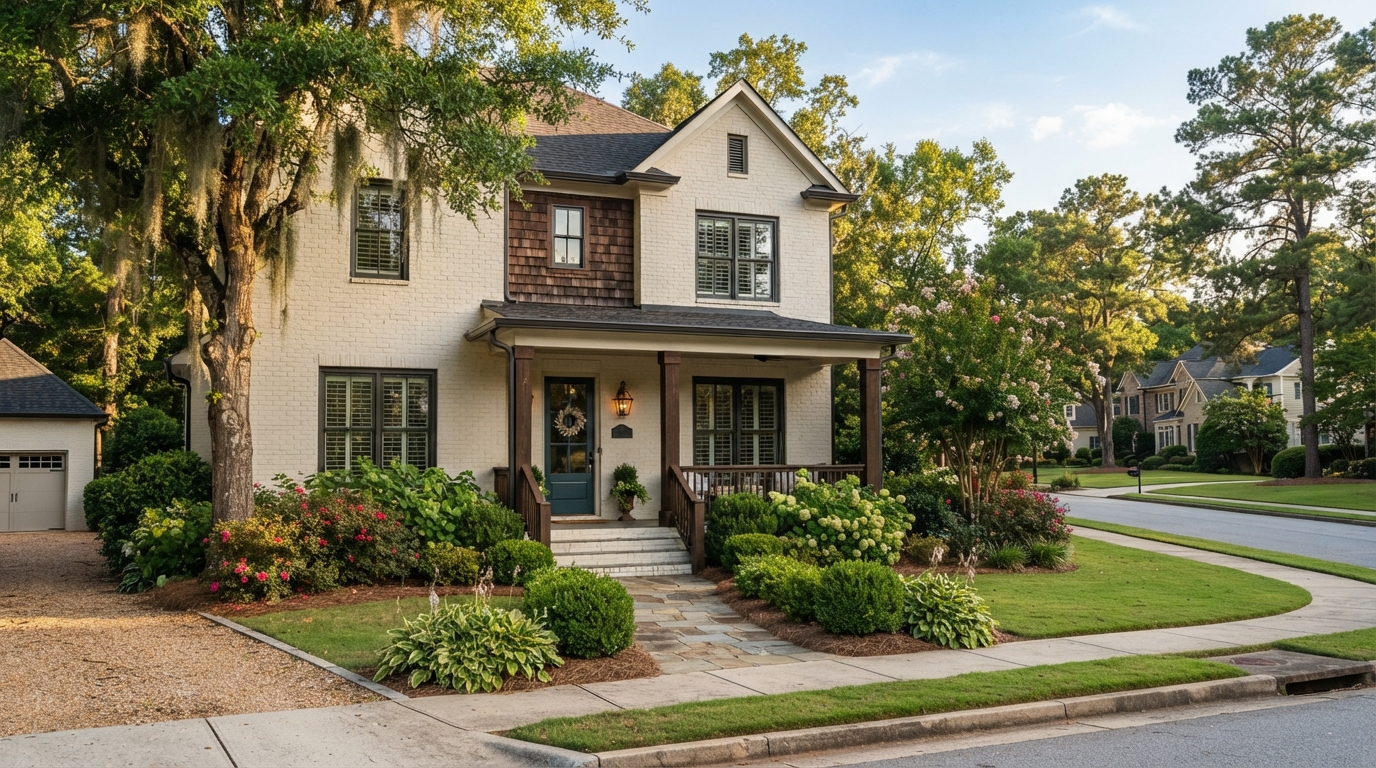 House cleaning service in Columbus, GA - clean residential home exterior