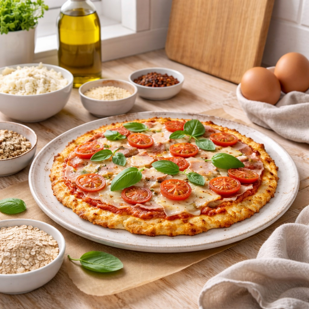 Cottage pizza - ukázka z kuchařek