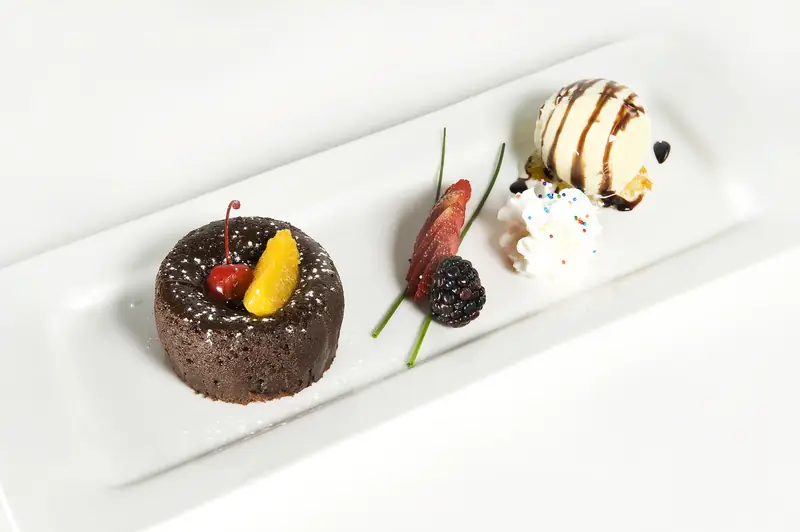Molten Chocolate Lava Cake at Asian Bistro Mansfield CT