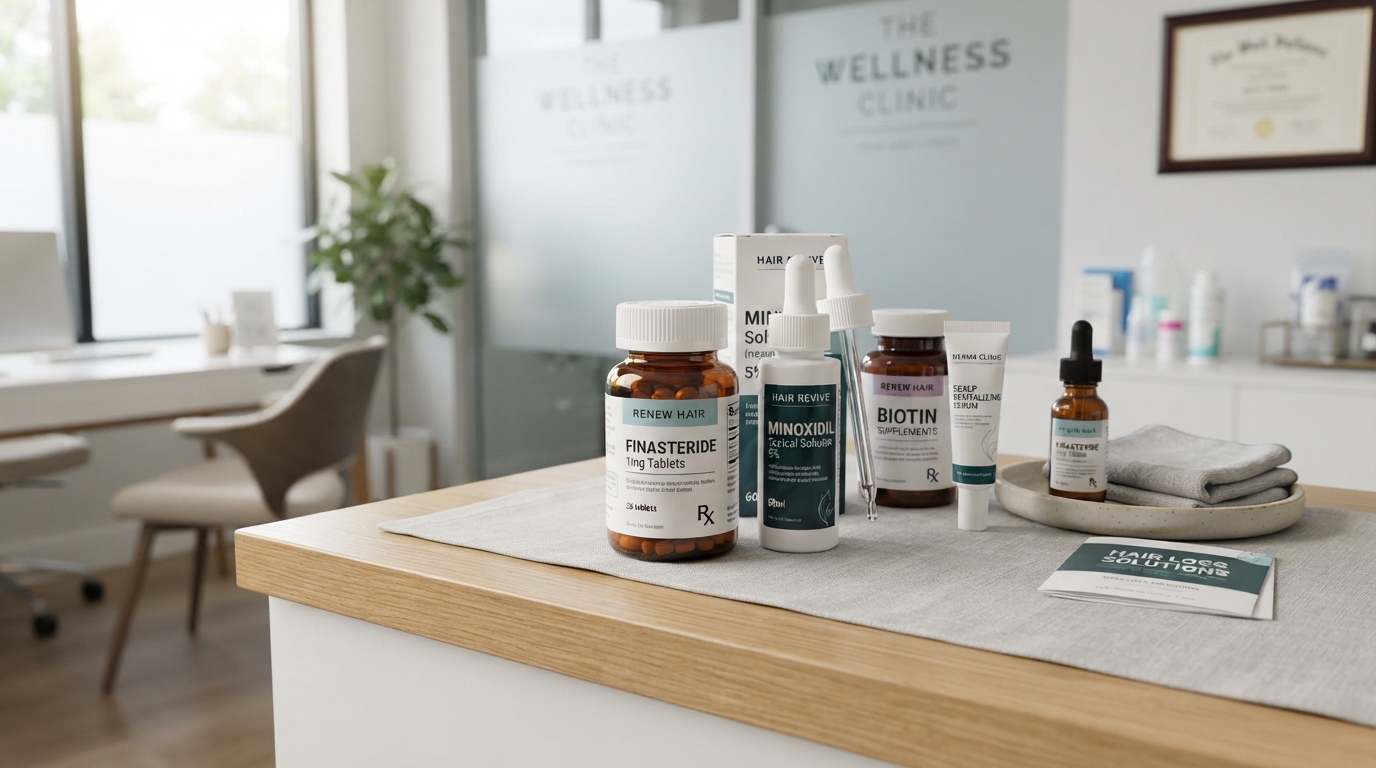 Medical and topical hair loss therapy at Monarch Lifestyle Medicine