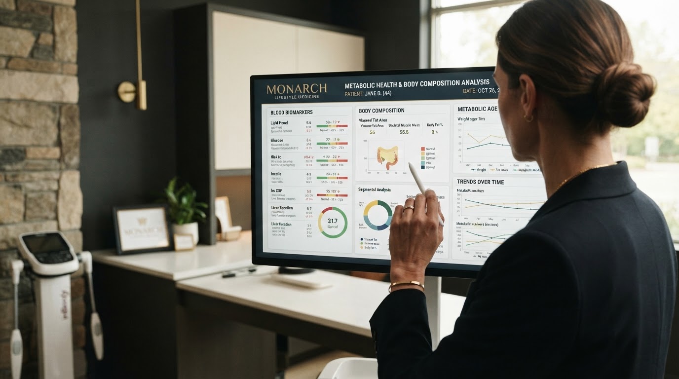 Weight management evaluation and metabolic health laboratory testing at Monarch Lifestyle Medicine