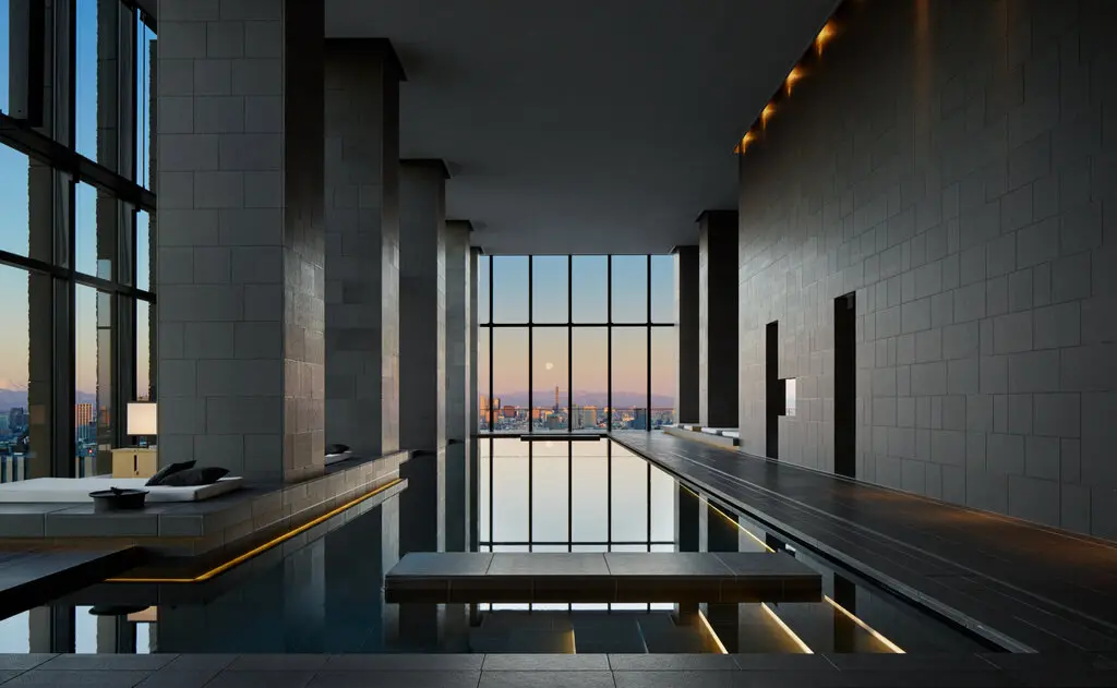 Aman Tokyo suite floor-to-ceiling city skyline and Mount Fuji view Japan — photo 2