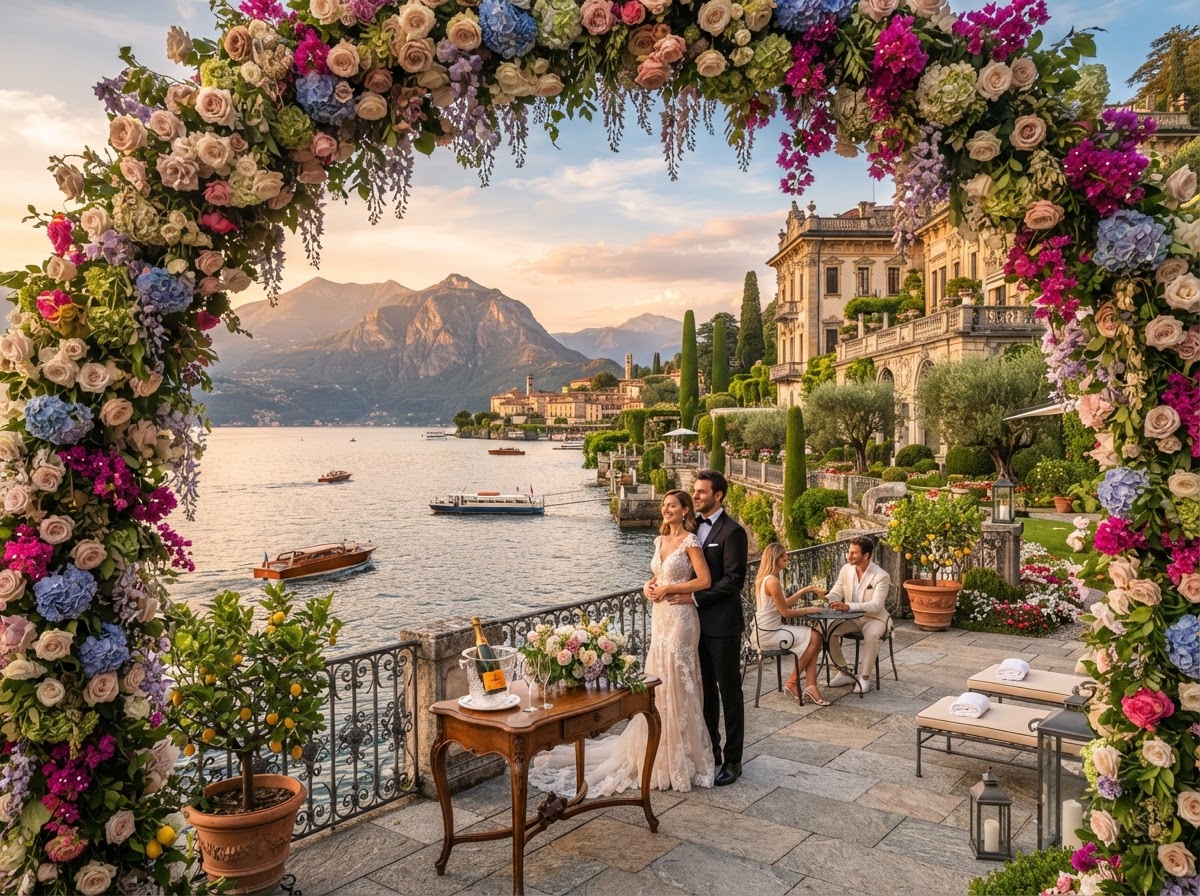 Passalacqua Lake Como villa gardens wedding venue — photo 1