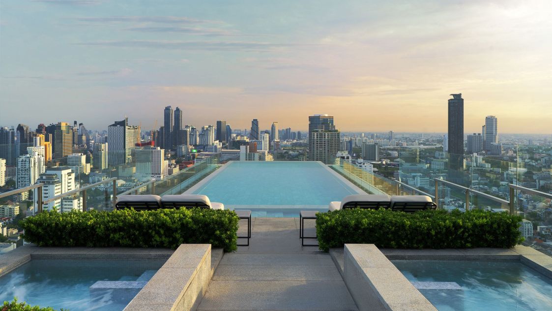 137 Pillars Suites Bangkok rooftop infinity pool city view — photo 1