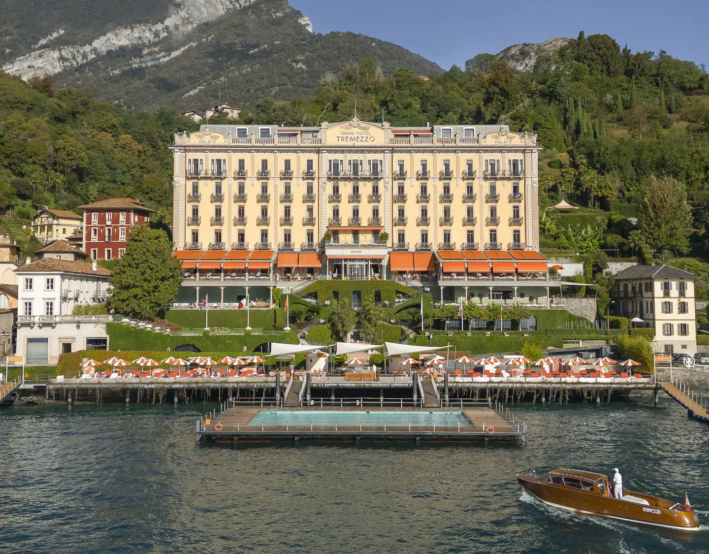 Grand Hotel Tremezzo historic luxury Art Nouveau palace Lake Como Italy — photo 1