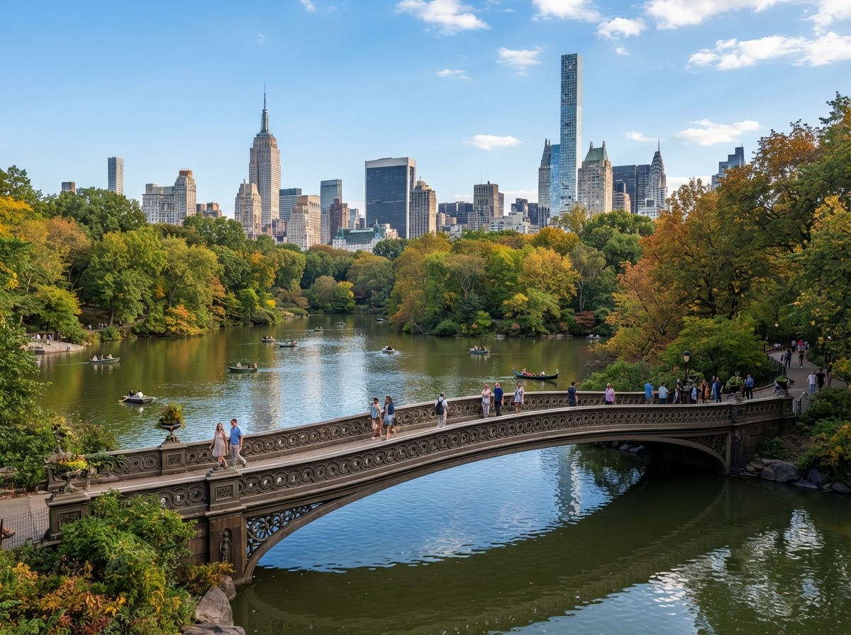 New York City Central Park Bow Bridge proposal engagement — photo 1