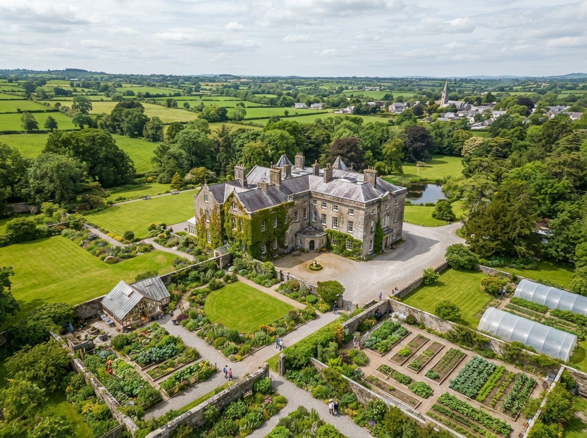 Cloughjordan House Ireland woodland elopement organic farm — photo 1