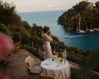Splendido Belmond Hotel Portofino luxury cliffside resort looking over Ligurian bay — photo 1