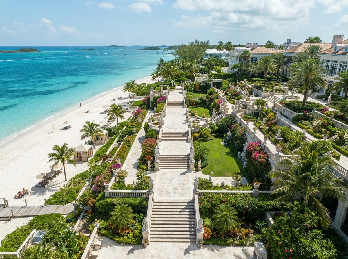 The Ocean Club Four Seasons Bahamas Versailles gardens bachelorette — photo 1