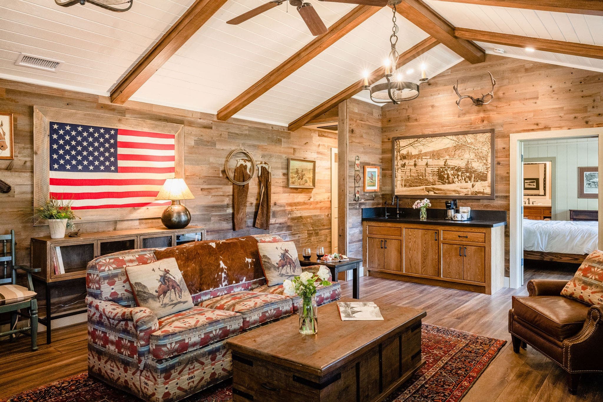 Alisal Ranch Luxury Cottage Interior Solvang California — photo 1