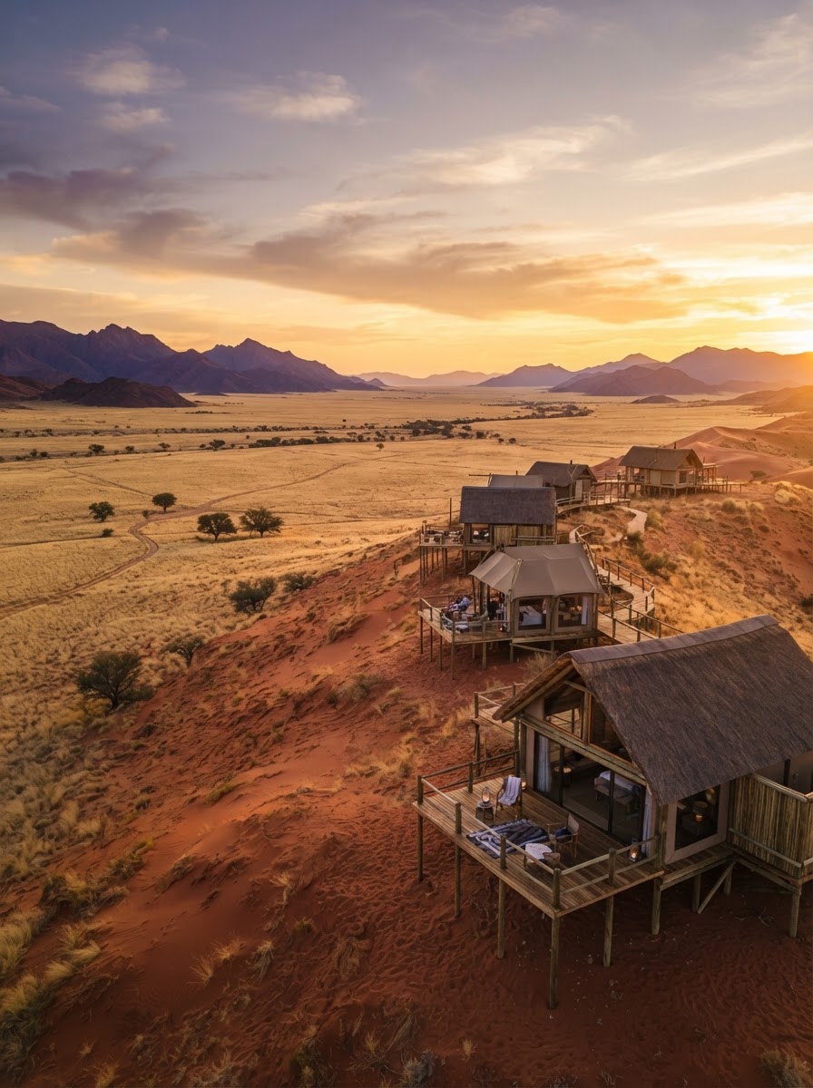 Wolwedans Plains Camp NamibRand desert plateau chalet Namibia — photo 1