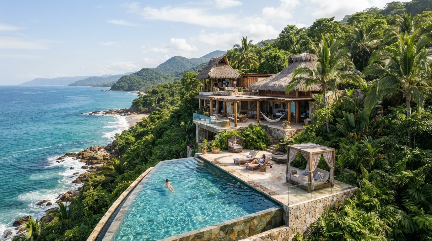 One and Only Mandarina treehouse cliffside resort Riviera Nayarit Mexico — photo 1