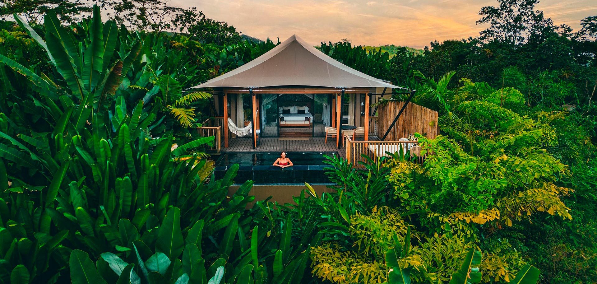 Nayara Tented Camp Arenal Volcano luxury hot spring tented suite — photo 1