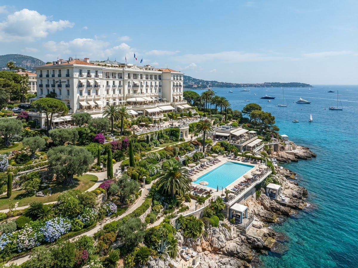 Grand Hotel du Cap Ferrat Four Seasons seafront gardens wedding — photo 1