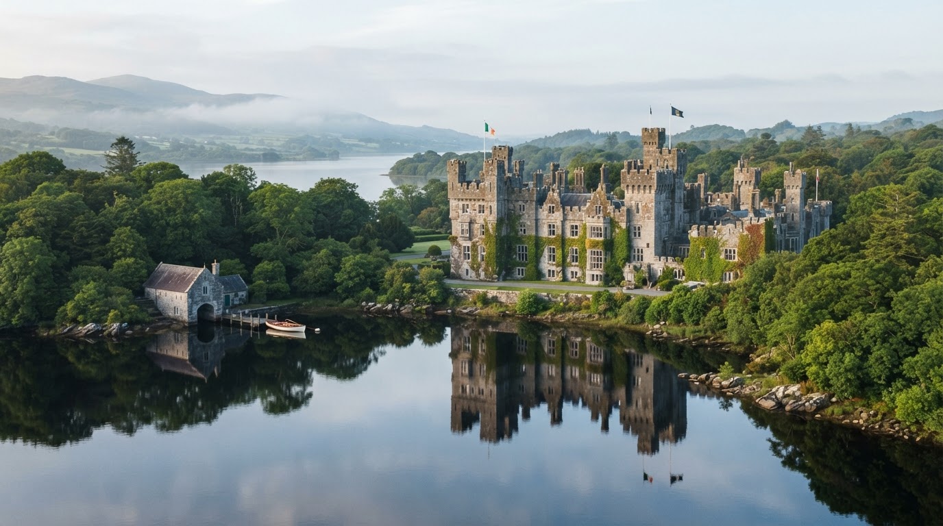 Ashford Castle 800 year old estate Lough Corrib Mayo Ireland — photo 1