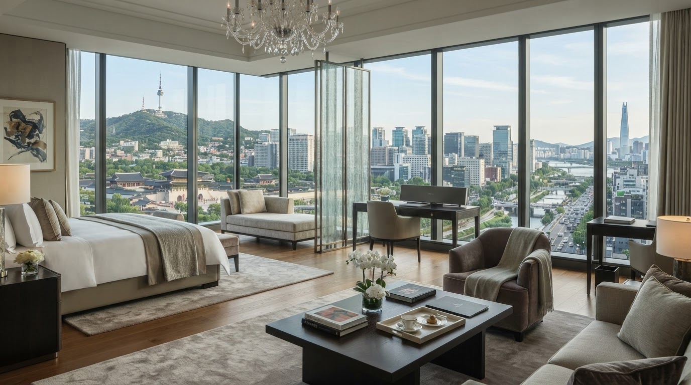 Four Seasons Hotel Seoul palace view suite Gwanghwamun South Korea — photo 1