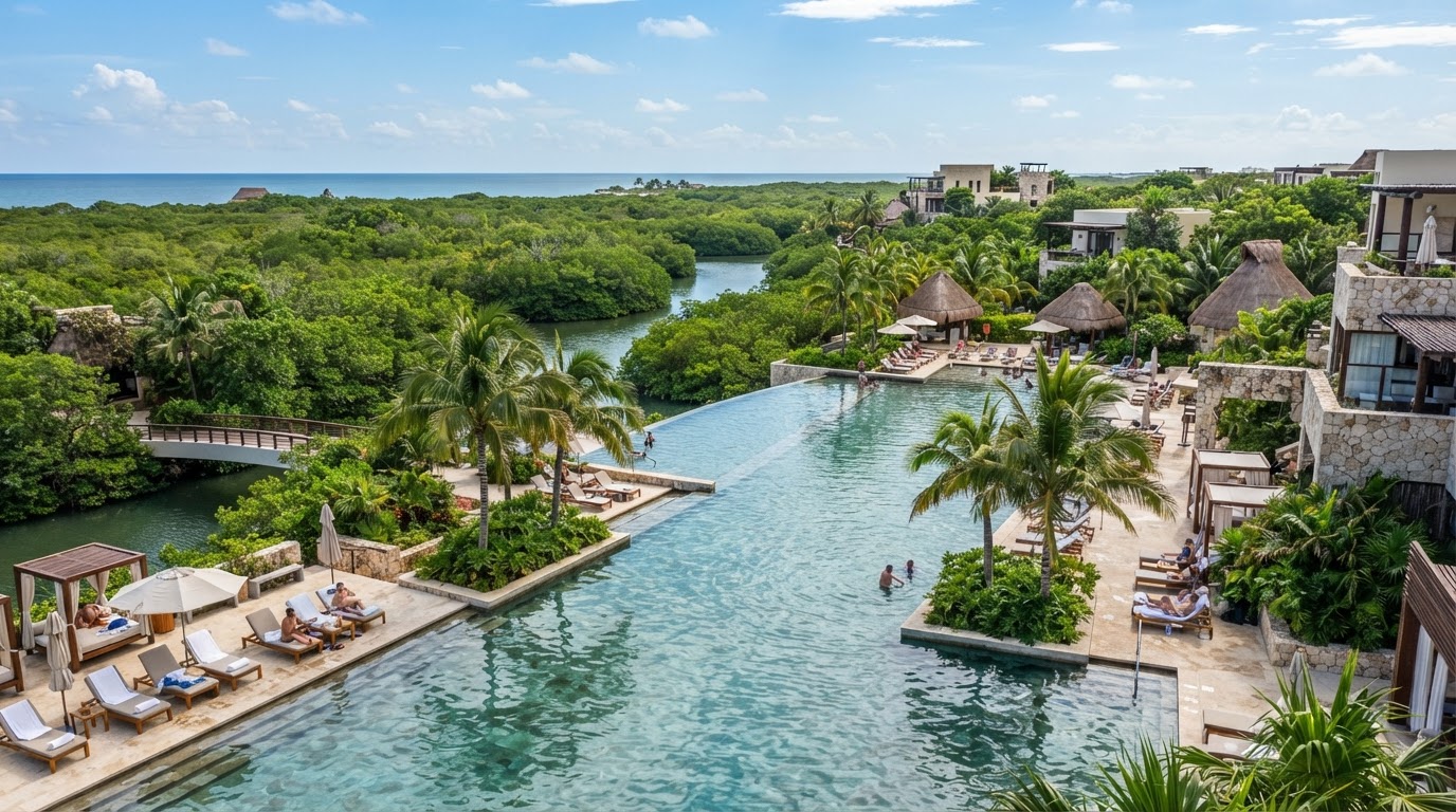 Fairmont Mayakoba beach club casitas Riviera Maya Mexico — photo 1