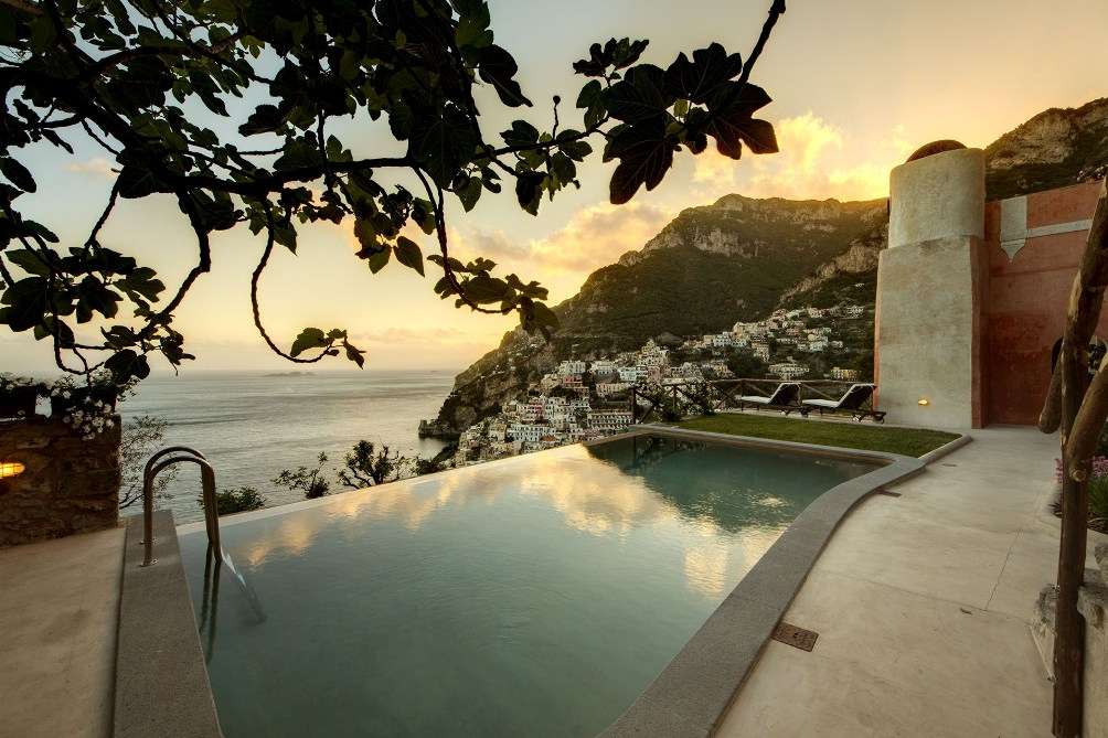 Villa Barocca grand cliffside luxury estate in Positano Amalfi Coast — photo 1