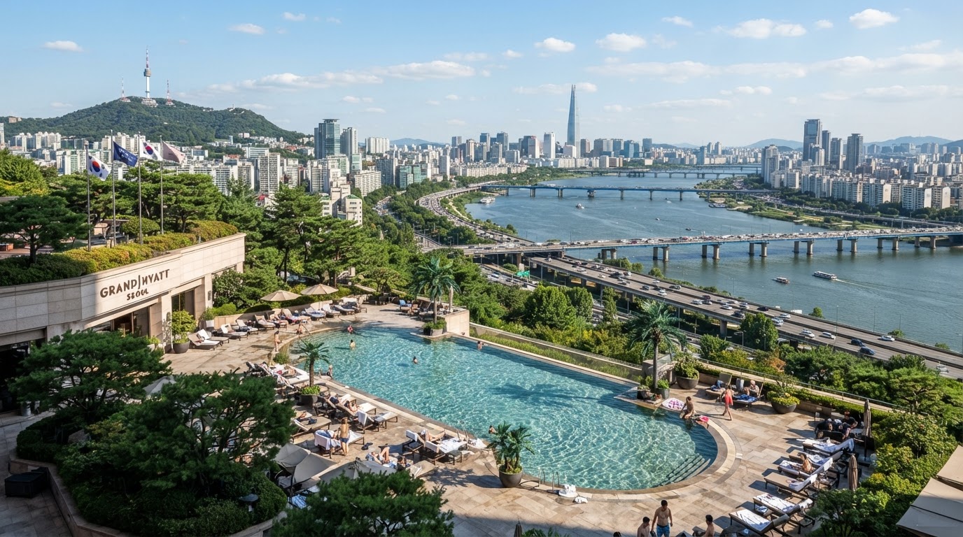 Grand Hyatt Seoul Namsan mountain and Han River view South Korea — photo 1