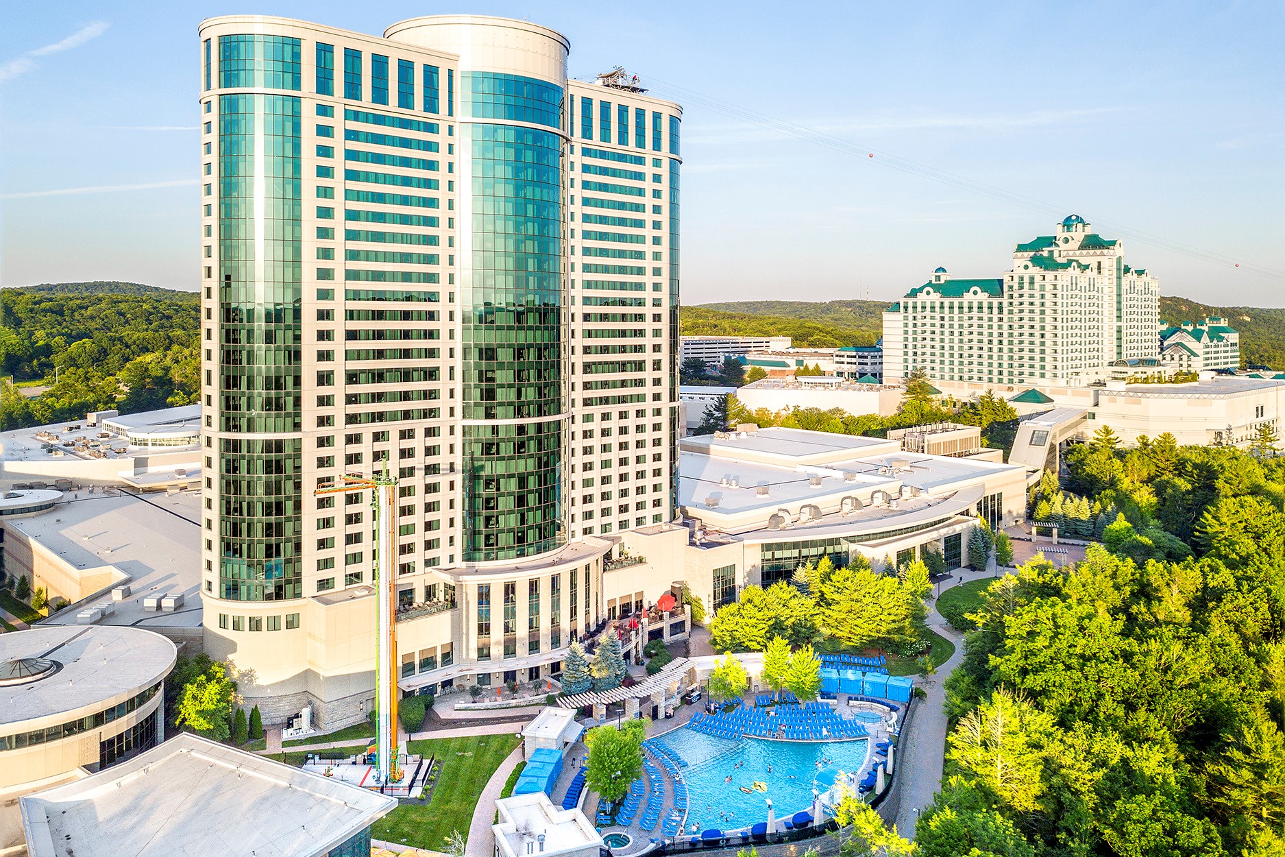 Foxwoods Resort Casino exterior Mashantucket Connecticut