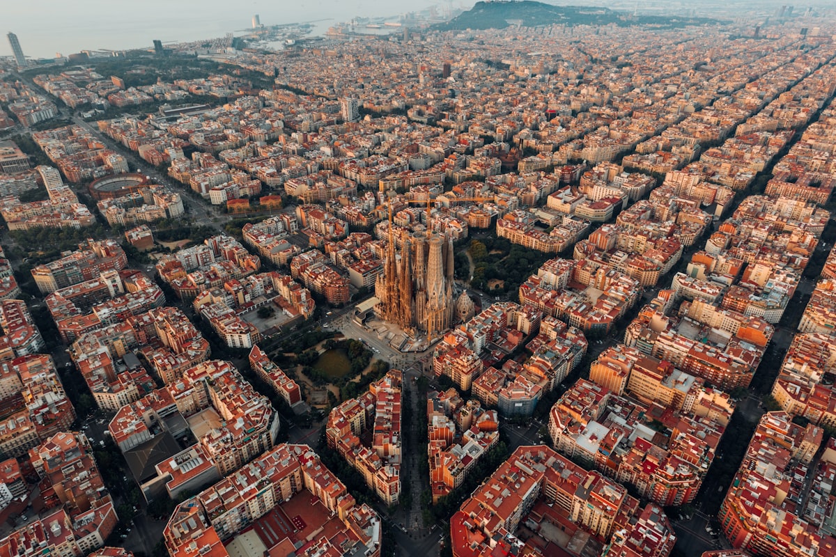 Barcelona Spain Sagrada Familia beachfront senior slow travel — photo 1