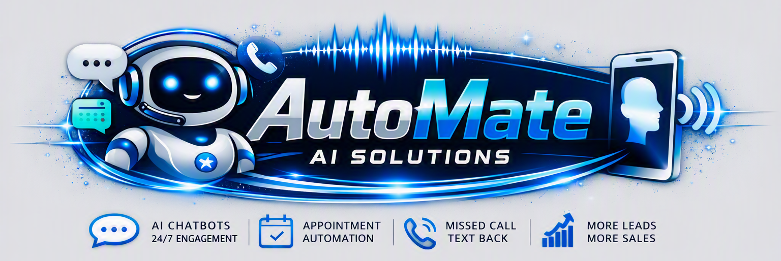 AutoMate Ai Solutions - AI Chatbots, Appointment Automation, Voice Agent, More Leads More Sales