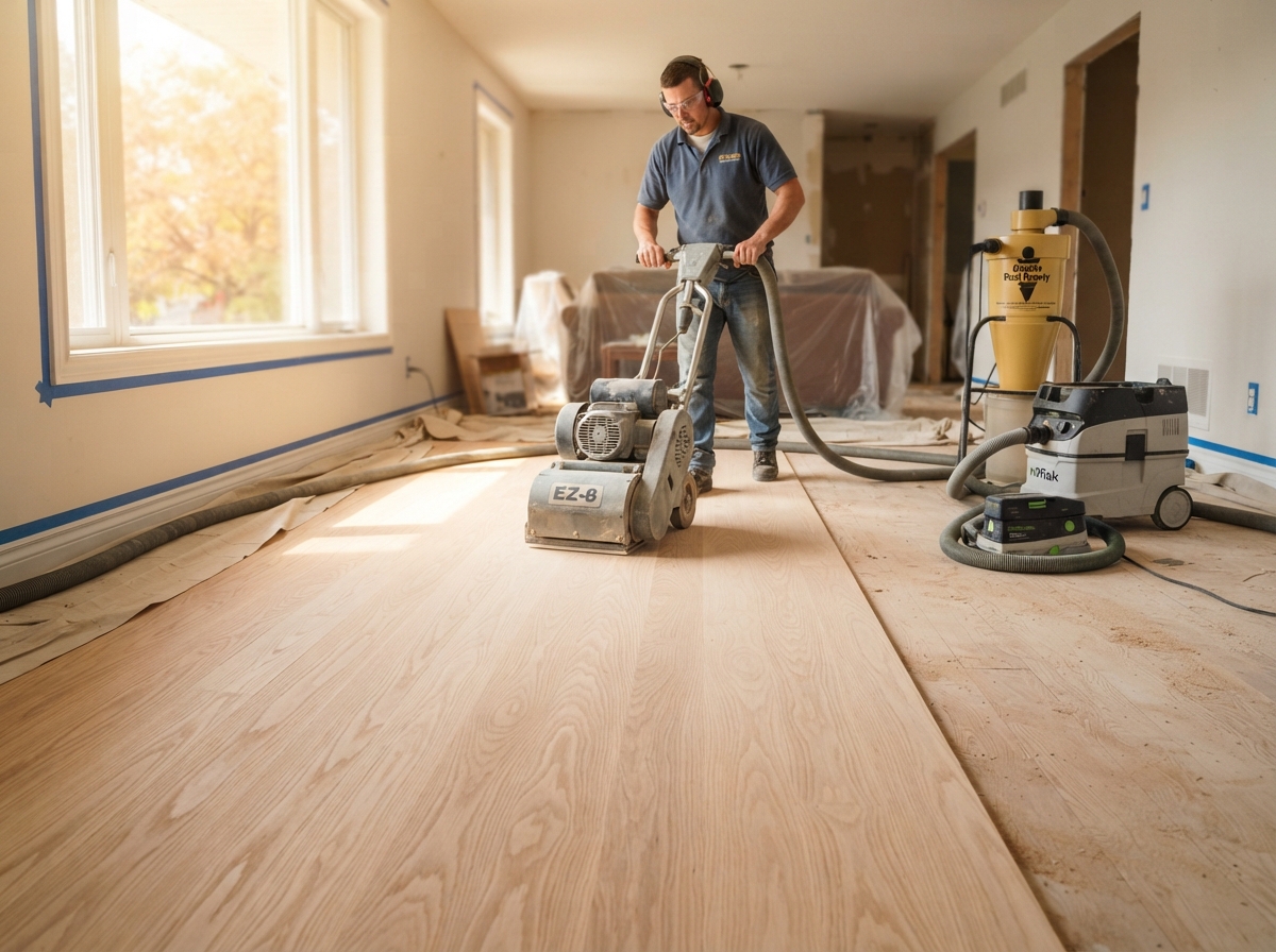 Hardwood Floor Sanding & Refinishing — The Great Oak Hardwood Floors