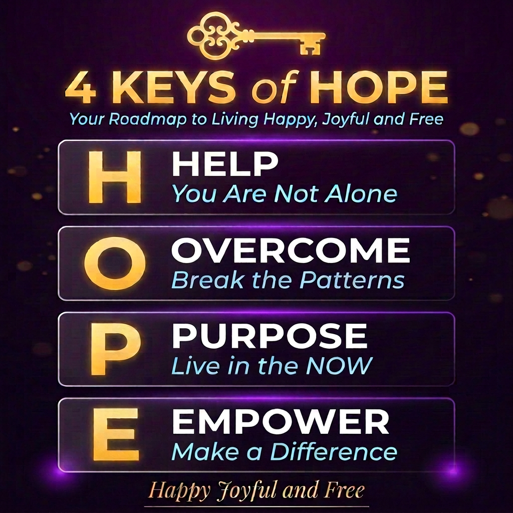 4 Keys of HOPE — Help, Overcome, Purpose, Empower