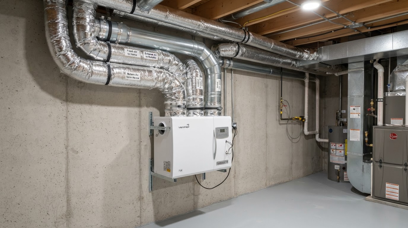 Installation d'échangeur d'air VRC à Québec — UniClim
