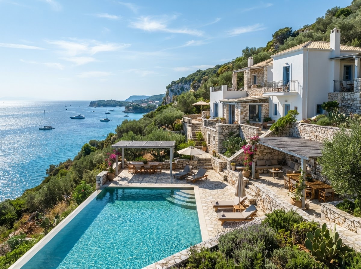 Villa Ionian Azure — Paxos, Greece