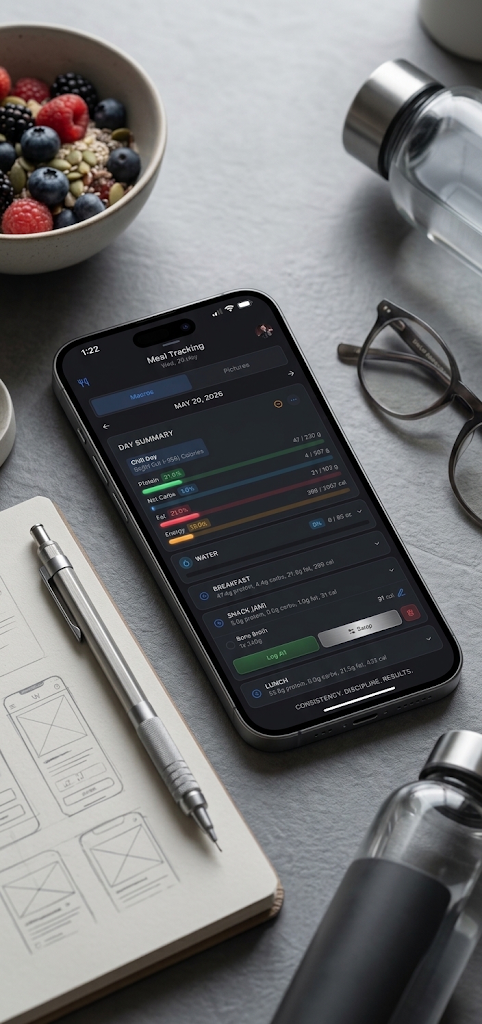 Zavala Elite Training custom meal tracking and nutrition logging in the coaching app