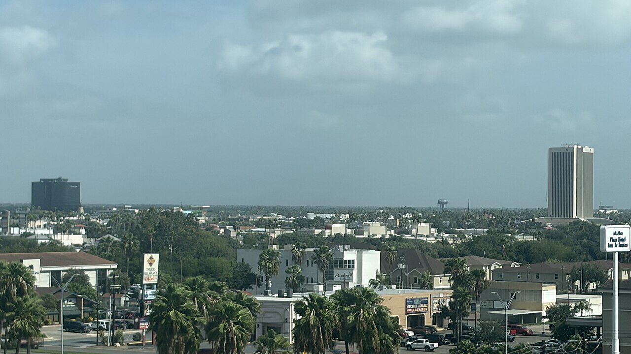 Rio Grande Valley (McAllen/Brownsville) skyline — same day courier service area