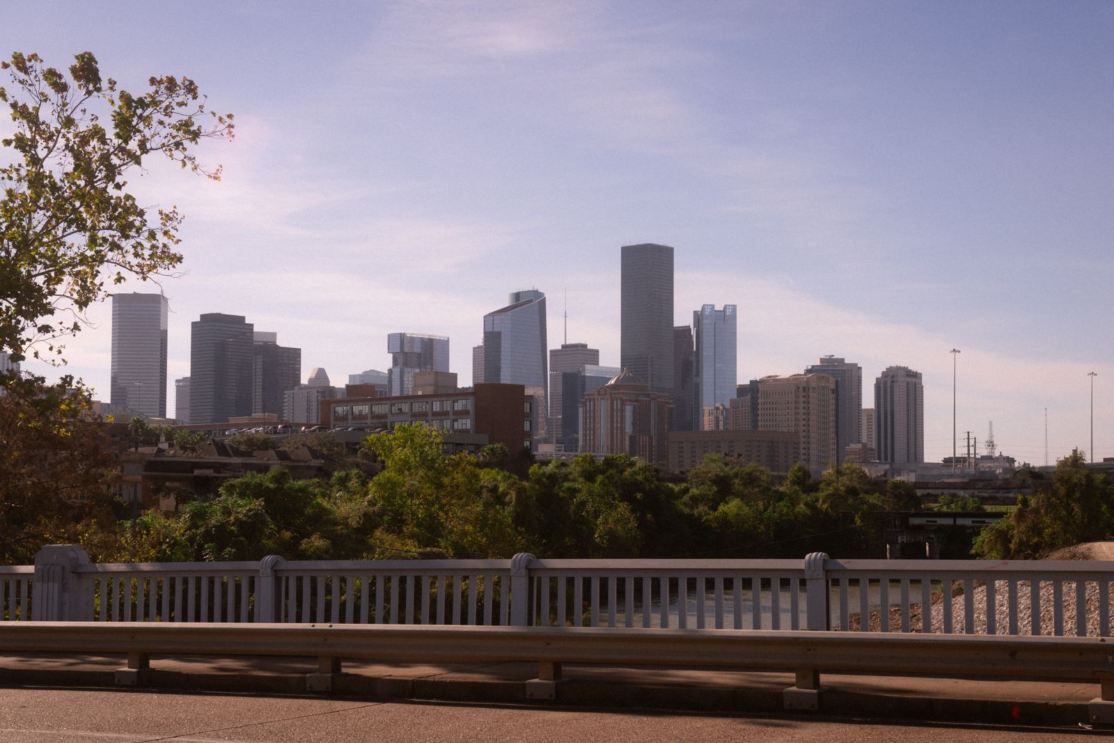 Houston Metro skyline — same day courier service area