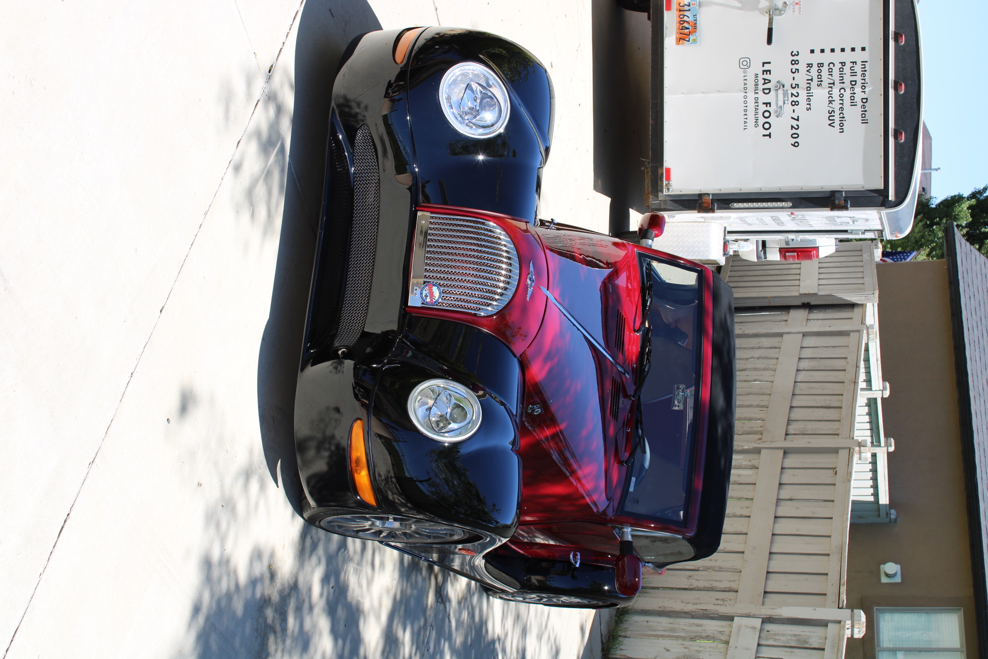 Lead Foot Detailing trailer and custom vehicle