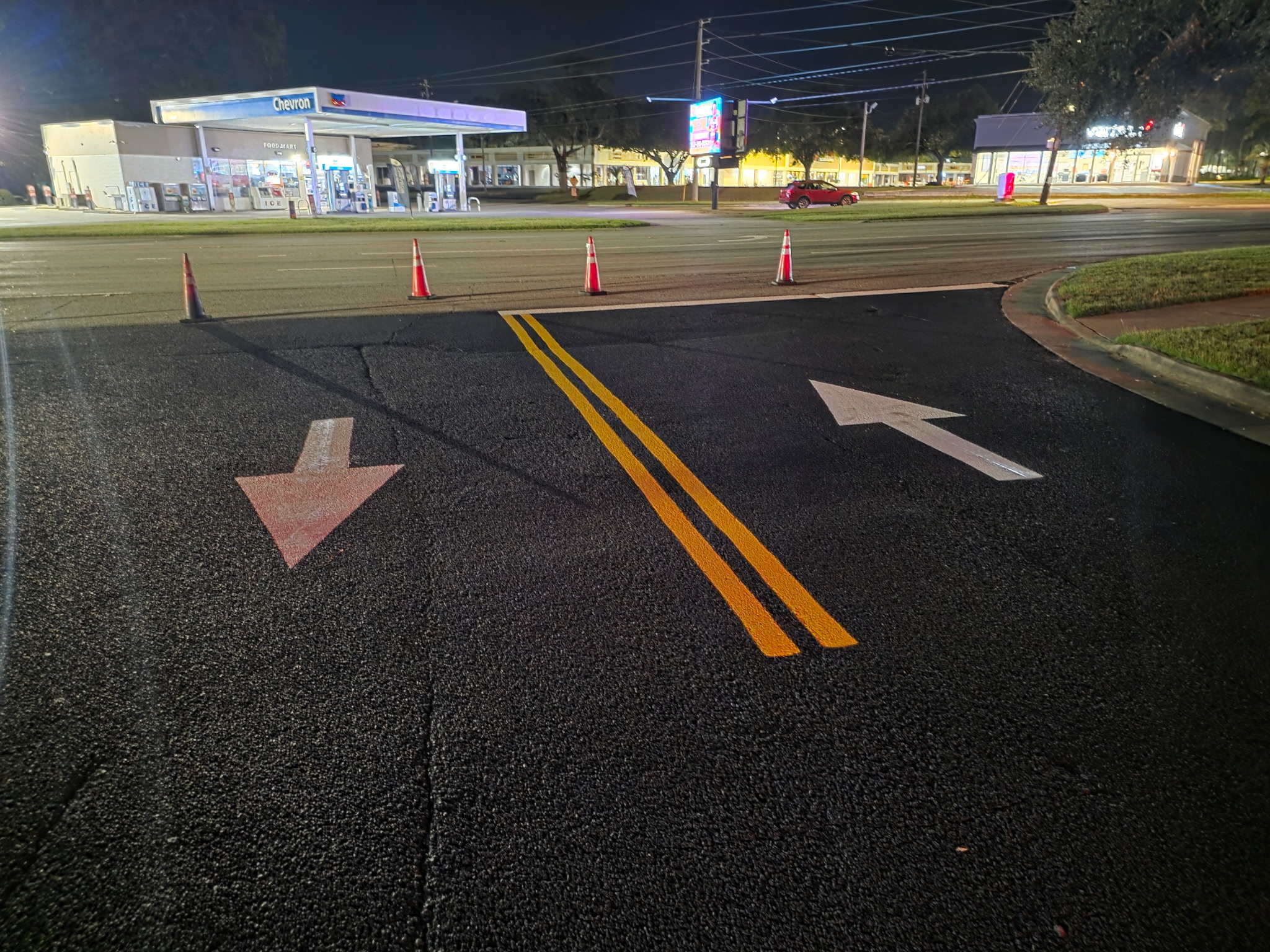 Commercial Traffic Flow & Line Striping