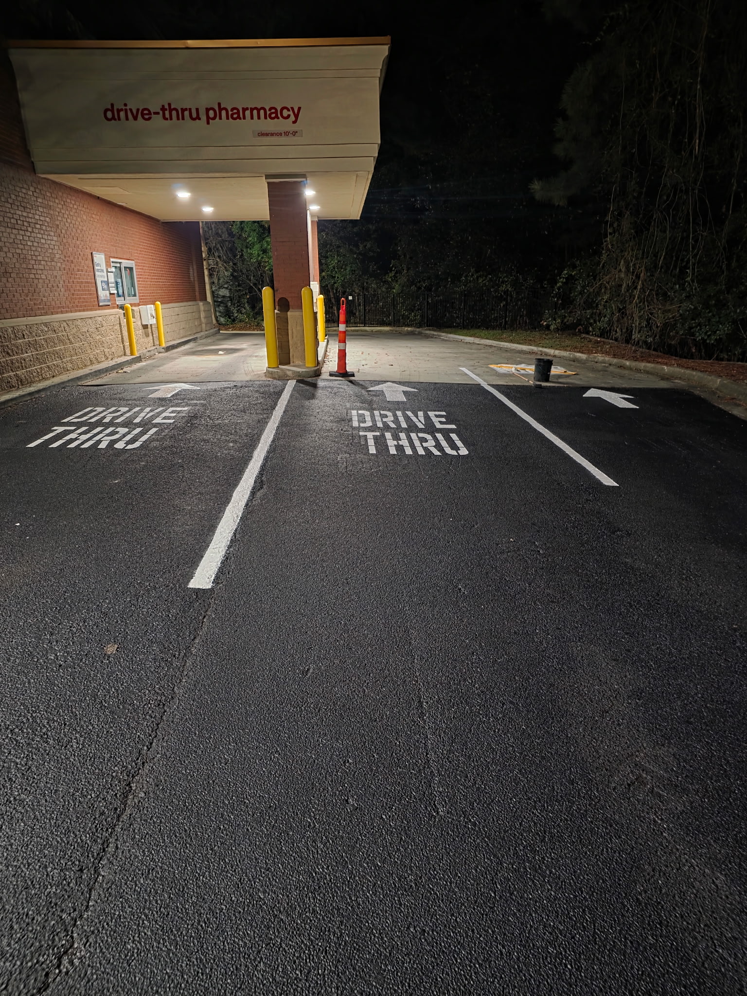 Drive-Thru Lane Marking & Stenciling