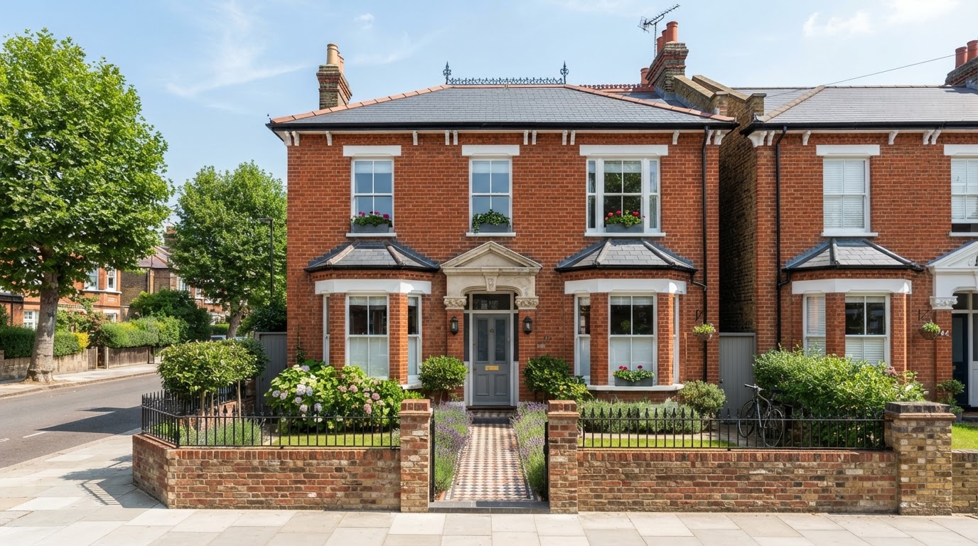 A presentable, sale-ready older UK Victorian property after remedial works