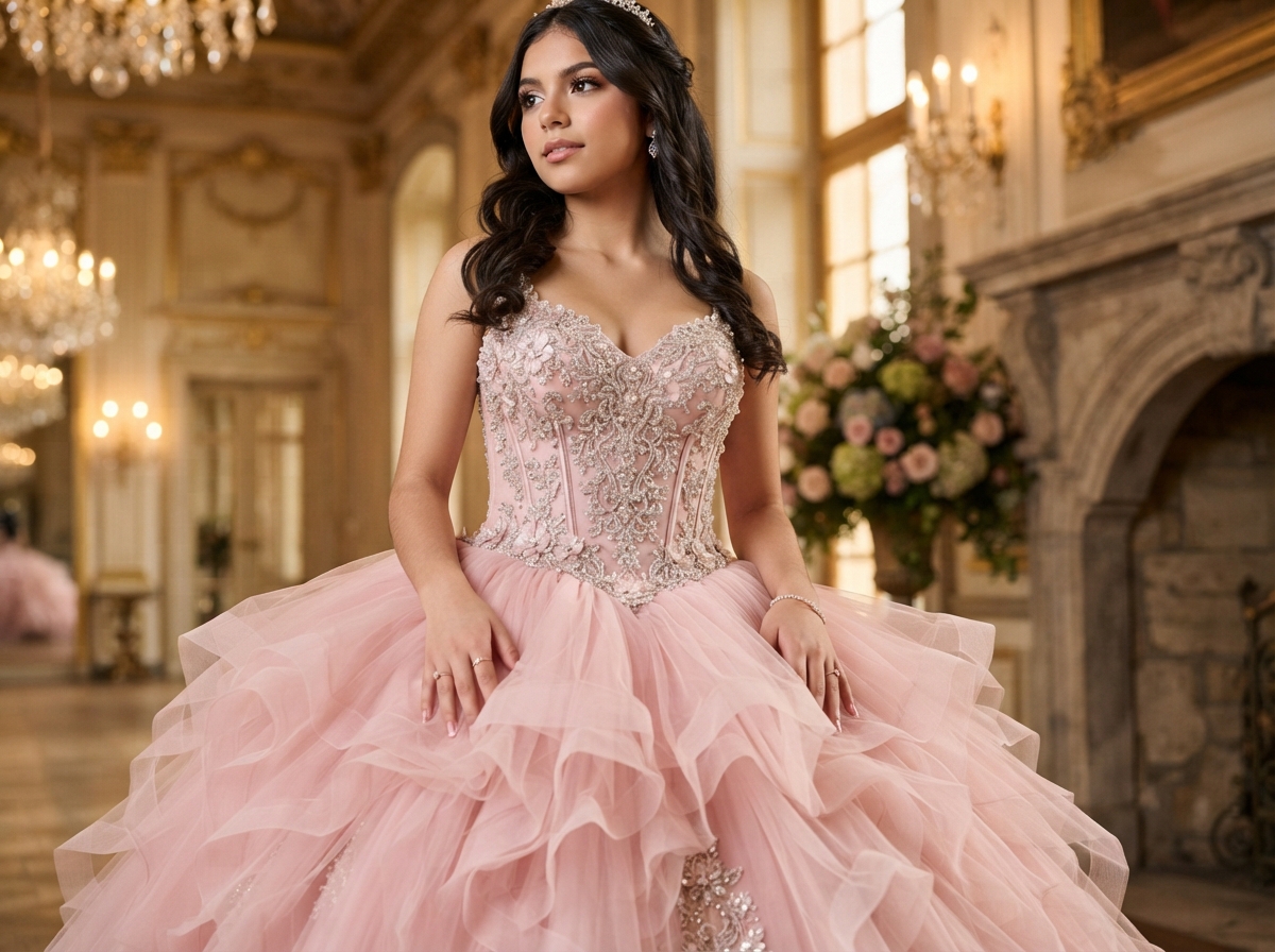 Quinceañera gown available to rent or buy at Yes I Do Bridal Boutique