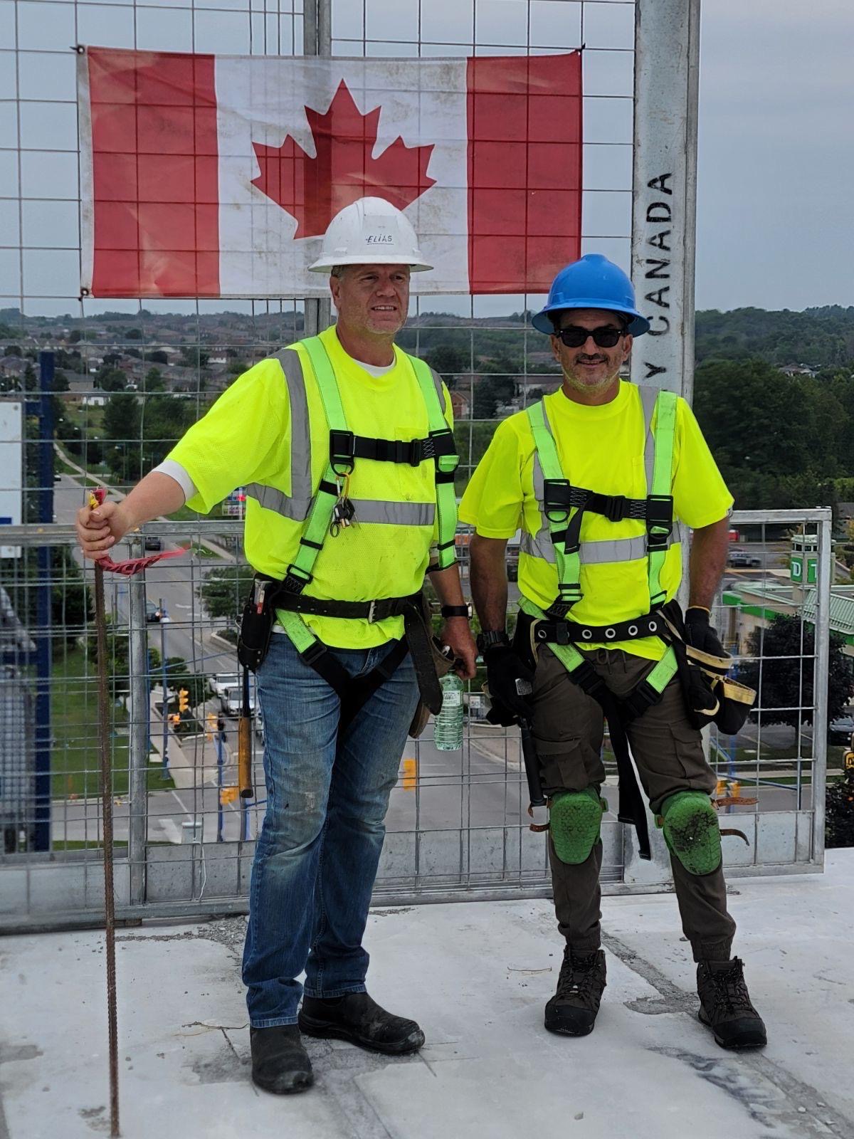 Eagle Roofing crew on a commercial roof
