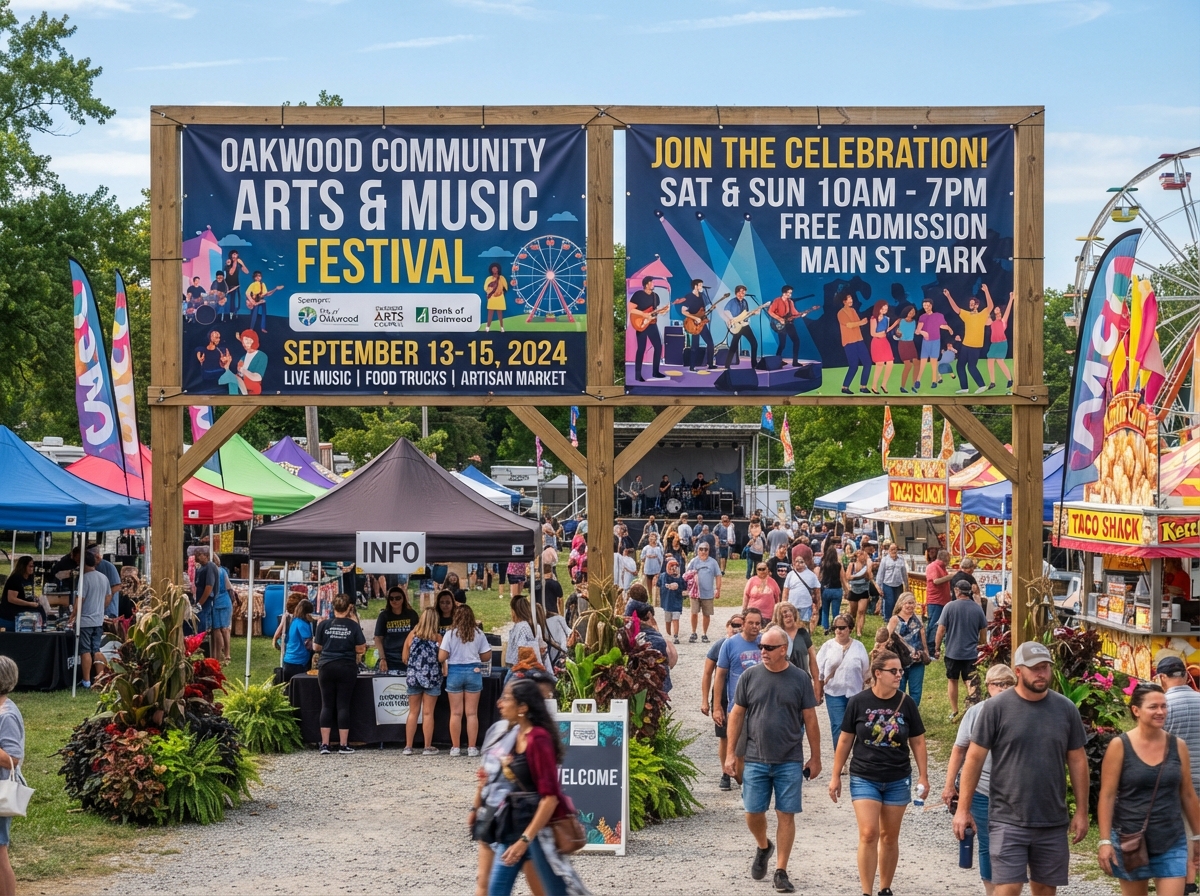 Festival, Concert & Community Event Banner