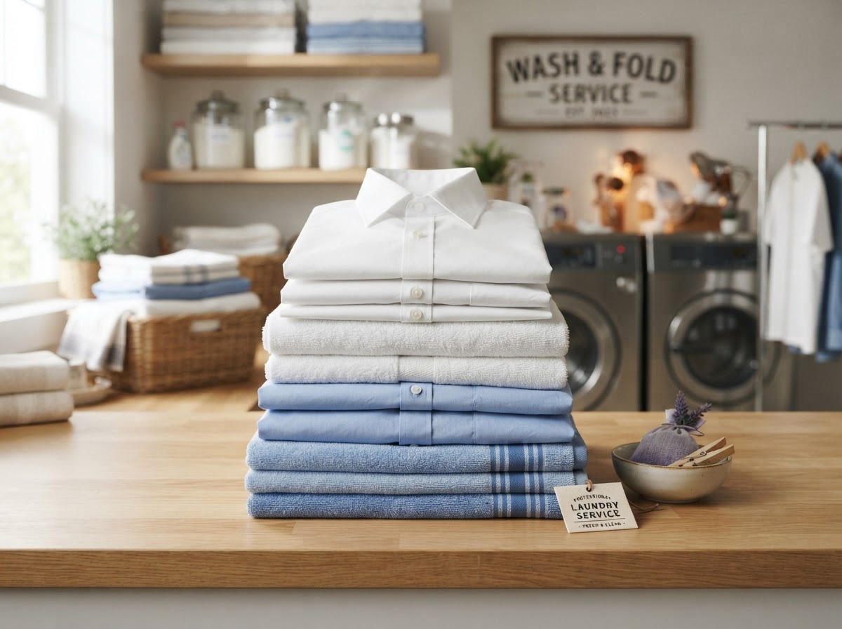 Crisp Wash and Fold Laundry Service