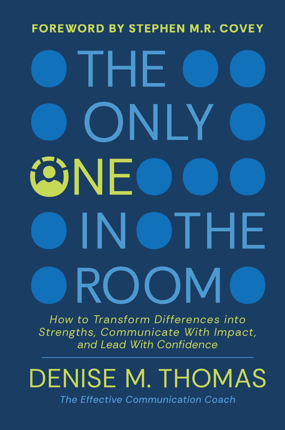 Book cover for The Only One in the Room by Denise Thomas, hardback edition