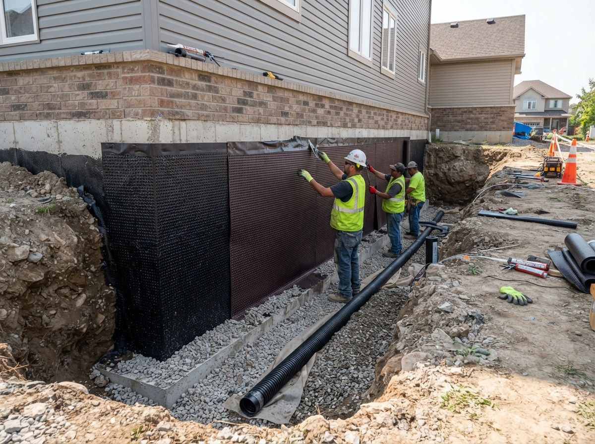 Exterior Foundation Waterproofing