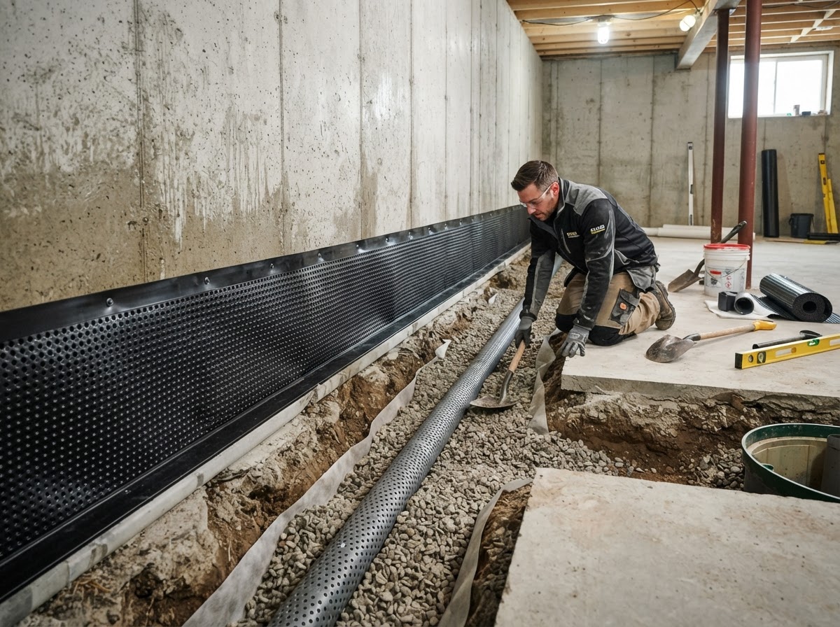 Interior Basement Waterproofing